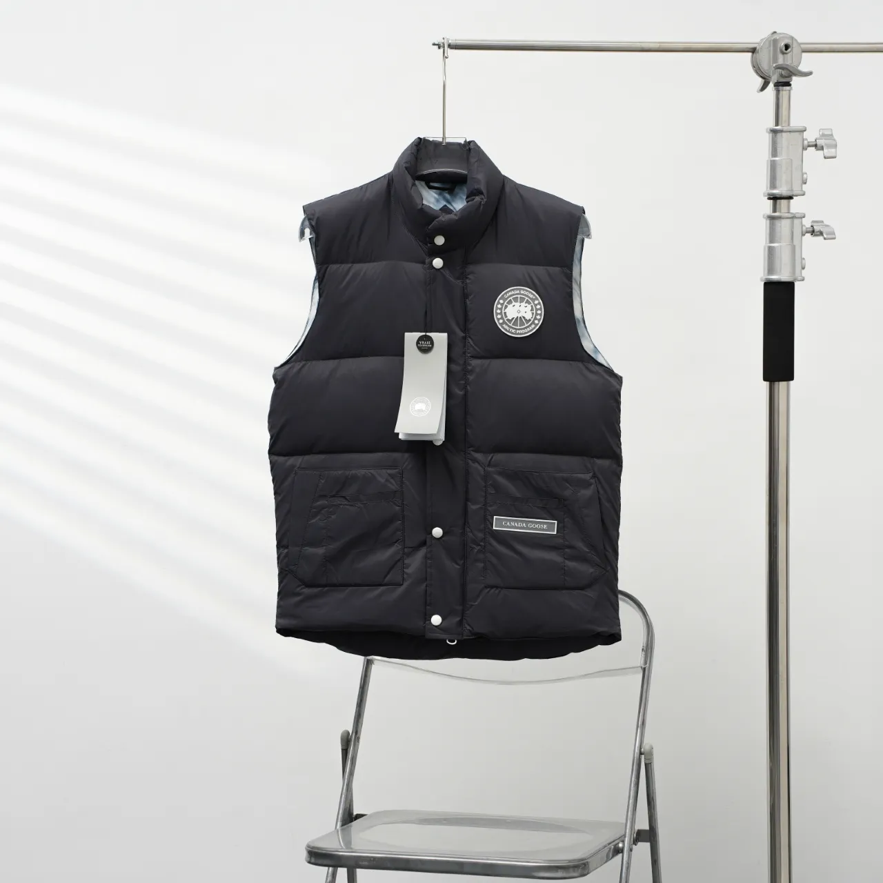 P400 CANADA GOOSE丨Canada Goose Glacier Stand Collar Down Vest Color: Dark Gray Size: XS-XXL